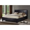 PABLO 3FT Single Faux Leather Bed in Black
