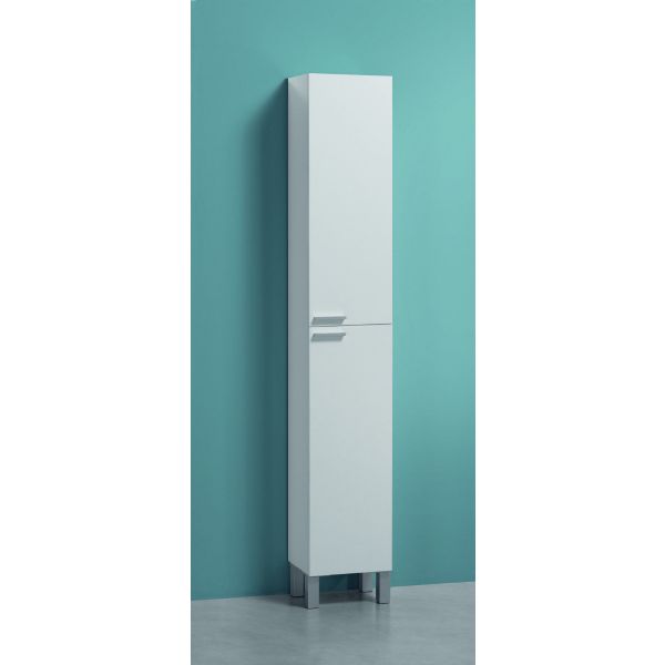 BALTIC Tall 2 Door Storage Cabinet in White