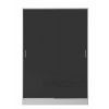 REFLECT XL 2 Door High Gloss Sliding Wardrobe in Grey / Matt White